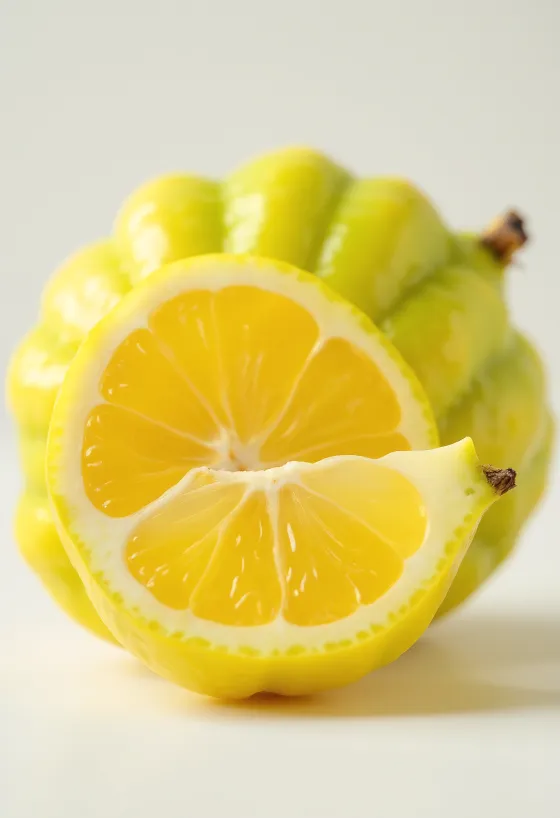 Heill og skorinn stjörnuávöxtur á viðarborði