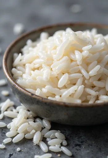 Fersk arborio hrísgrjón, fullkomin fyrir risotto, stutt og þykk korn