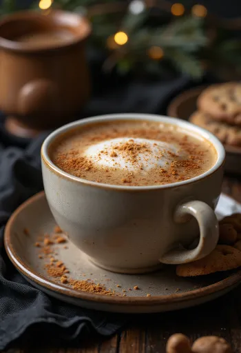 Piparköku-latte nýlagað