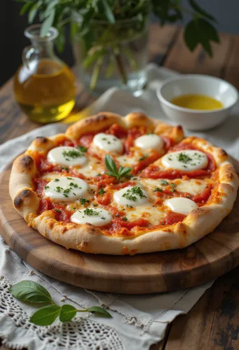 Mozzarella di Bufala Margherita pizza borin fram