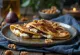 Piadina með mascarpone, valhnetum og fíkjusultu