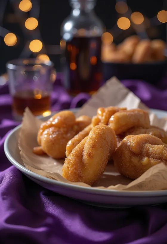 Beaver Tails steikt deig með kanilsykri