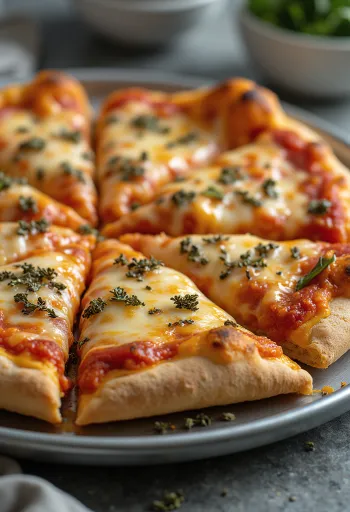 St. Louis Style Pizza með þunnum botni og Provel osti