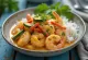 Taílenskt rækjucurry með kókosmjólk