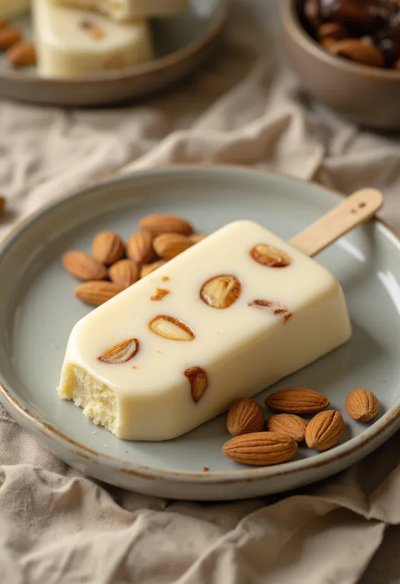 Magnum White Almond ís með möndlum og hvítu súkkulaði