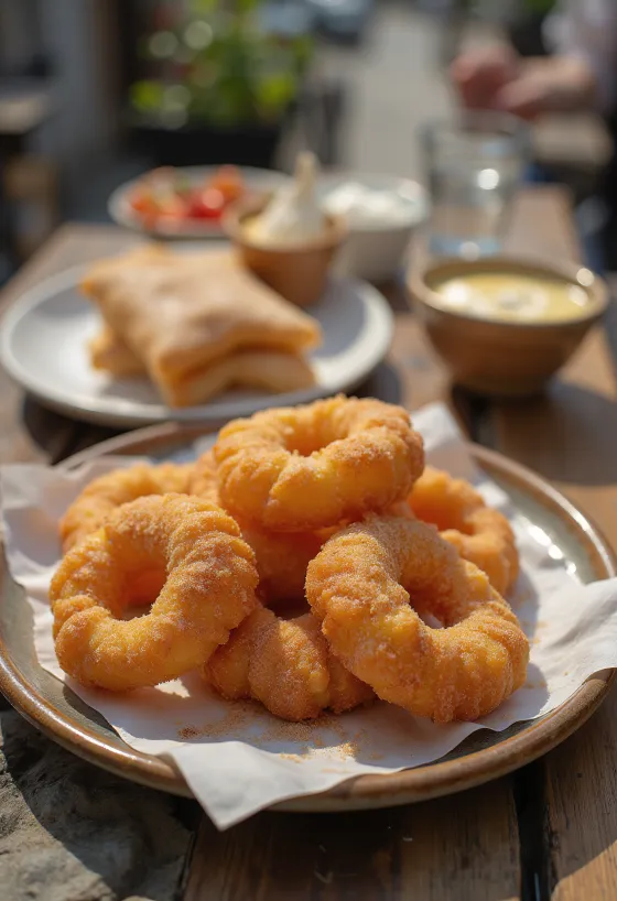 Buñuelos bornar fram