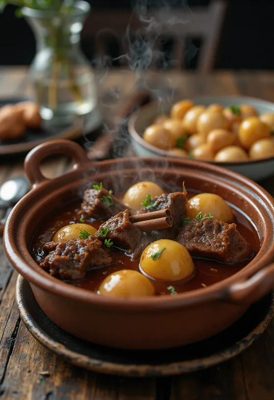 Stifado borið fram