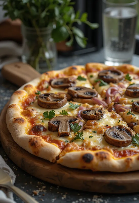 Síberísk pizza með villibráð