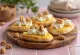 Focaccia með hnetukremi og geitaosti