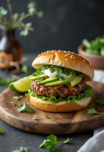 Tex-Mex borgari með jalapeño pipar