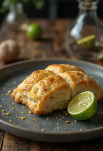 Scones með límónu