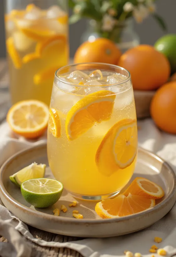 Ferskur sítruscider nýlagaður