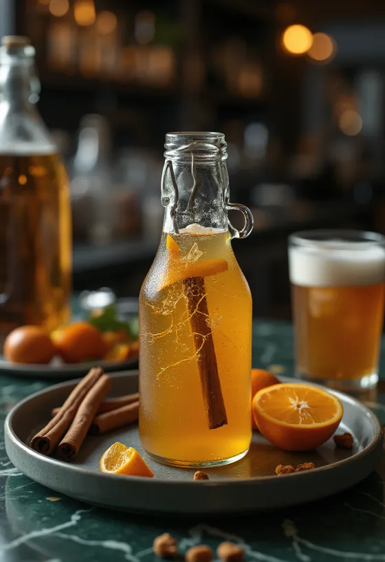 Kryddaður cider í flösku