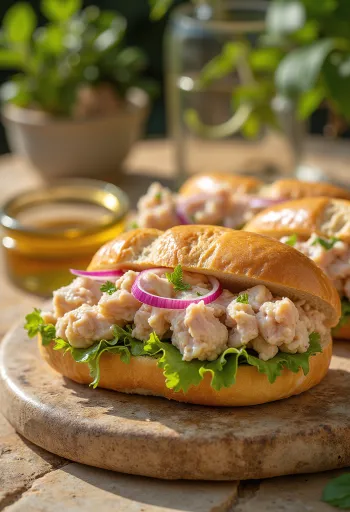 Bocadillo með túnfiski, í stökku baguette