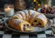 Nýbökuð þýsk stollen jólakaka