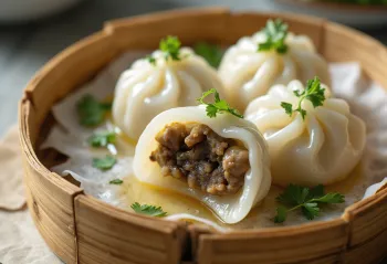 Bánh bột lọc með bambussprotum borið fram