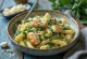 Kjúklingur með spínatpasta og parmesan