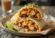 Kryddað kjúklingaburrito með fersku grænmeti og salsa