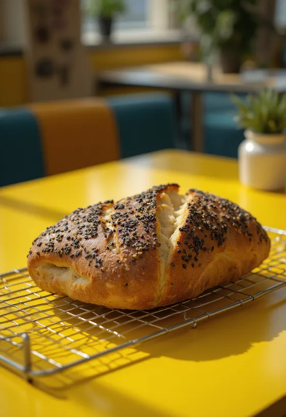 Dinkelbrot þýskt spelthveitibrauð nýbakað