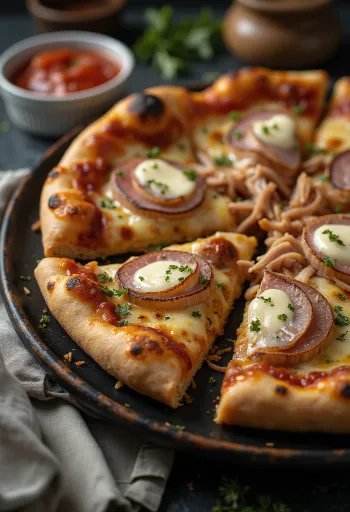 Pizza Cubana borin fram