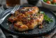 BBQ grillaður styrja með ferskum kryddjurtum