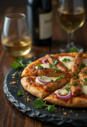 Pizza Ethiopian Style borin fram með berbere kryddi